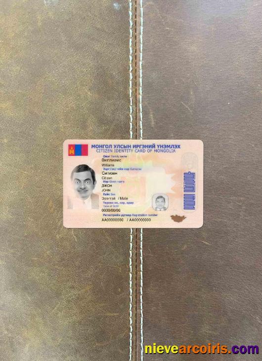 Mongolia ID photolook